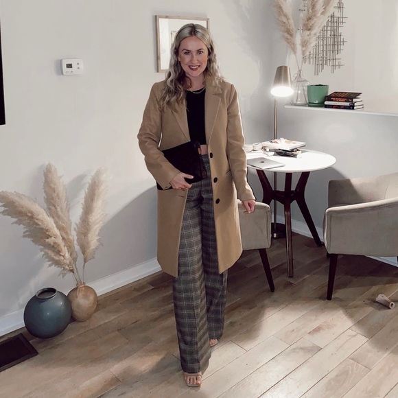 Zara Pants - Zara Plaid Trousers Pants